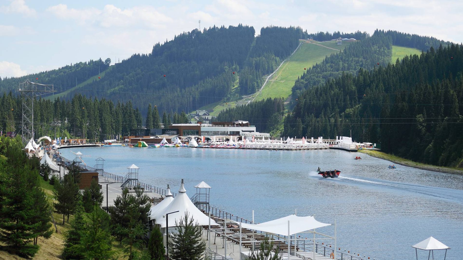 a lake of youth with crystal clear water