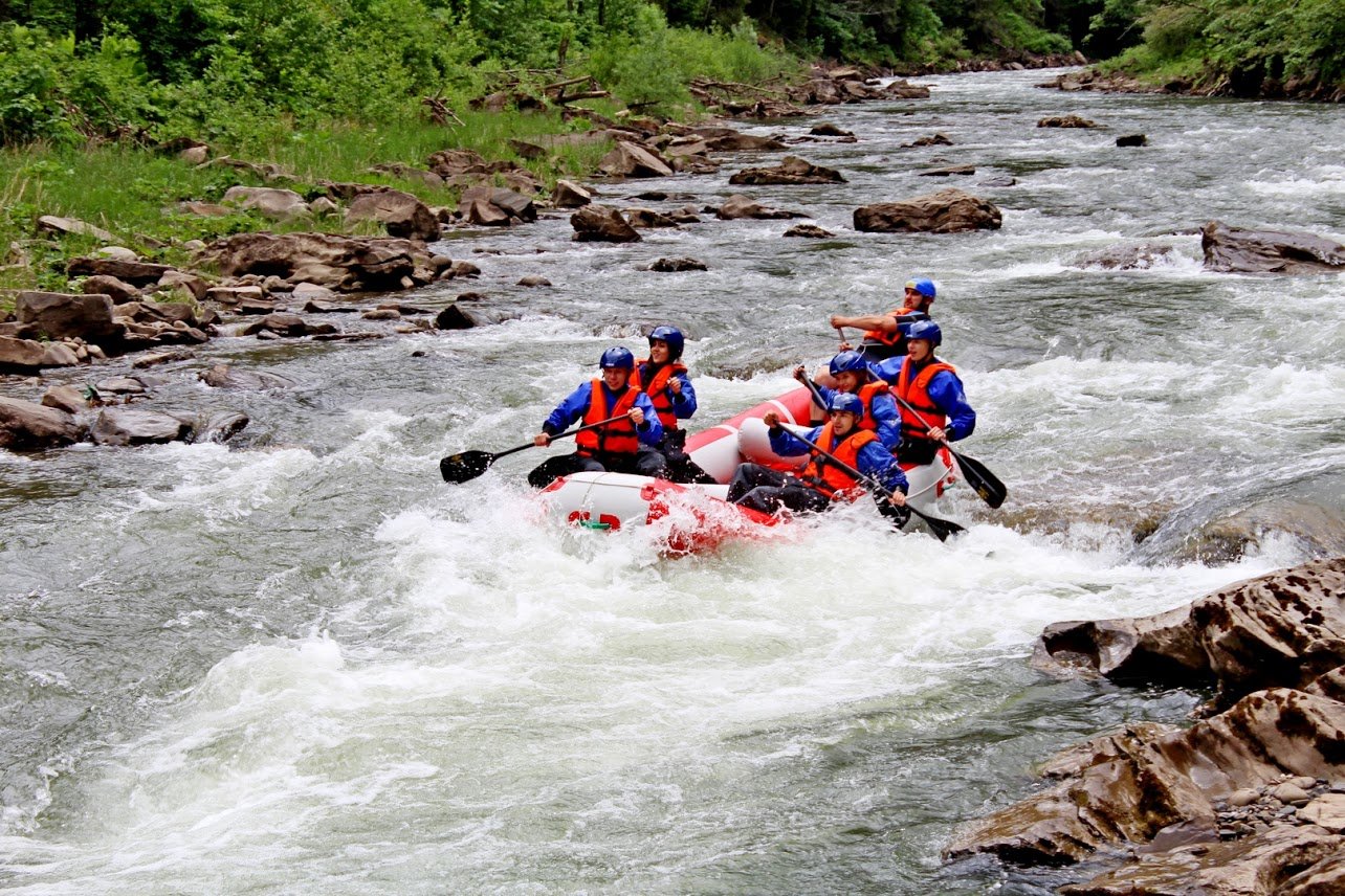 Rafting in Bukovel